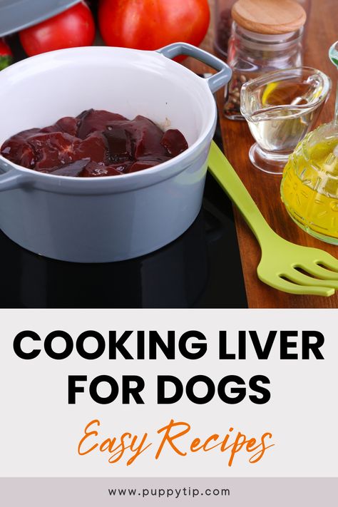 Here's everything you need to know about cooking liver for dogs, including the health benefits, what kind of liver is best, and how much to feed your pup. Cooking Chicken Livers For Dogs, Liver For Dogs Food Recipes, Liver Dog Food Recipes, Beef Liver Recipes For Dogs, Homemade Dog Food With Beef Liver, Chicken Liver Recipes For Dogs, How To Cook Beef Liver For Dogs, Chicken Liver For Dogs, How To Cook Liver For Dogs