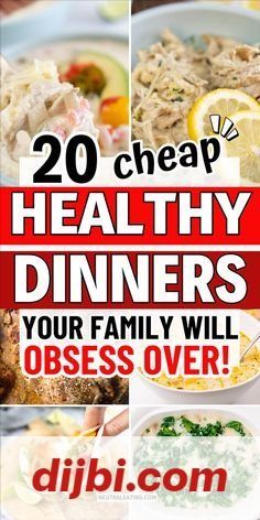 Healthy Dinners For The Week, Quick Affordable Healthy Meals, Healthy Dinner Recipes With Few Ingredients, Super Easy Healthy Dinner Recipes, Simple Family Dinners Healthy, Simple Healthy Family Meals, Fast Healthy Dinner Ideas, Heart Healthy Family Dinners, Easy And Healthy Dinner Ideas