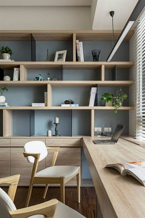 Contemporary Home Offices, Contemporary Home Office, Work Space Decor, Office Space Design, Office Layout, Workspace Design, Design Del Prodotto, Modern Home Office, Home Office Space