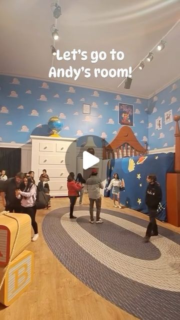 🏰 Days Gone Disney 🚝 ✨ on Instagram: "Tag a friend who you would like to take to Andy’s room! 😃  #toystory #disney #pixar #friends #youvegotafriendinme #andy" Andy’s Bedroom Toy Story, Andy’s Room, Toy Story Andy's Room, Andys Room Toy Story, Andy Toy Story, Toy Story Andy, Andys Room, Toy Story Room, Toy Story Halloween