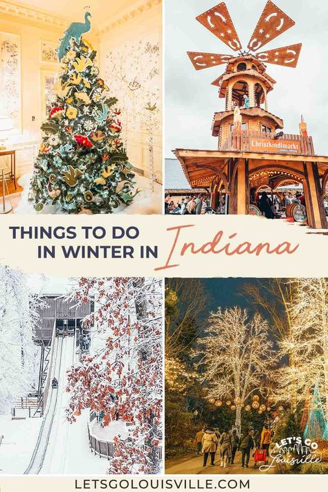 Indiana is kind of the home of Christmas... I mean, they have a town called Santa Claus for Rudolph's sake! Not only that, but an authentic German Christmas market, a magical historical home with its halls properly decked, and even a toboggan run that will bring out anyone's inner child. So let's check out some of the best things to do in Indiana in winter! Santa Clause Indiana, Things To Do In Indiana, Santa Claus Indiana, Cozy Things, German Christmas Markets, Town Names, German Christmas, Christmas Travel, Santa Clause