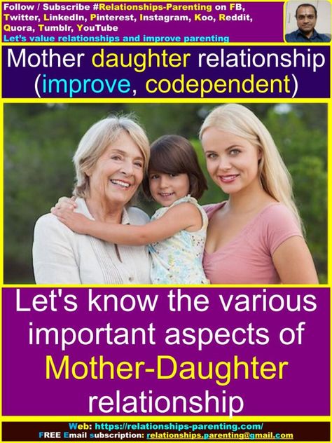 Mother daughter relationship (improve, codependent, psychology, repairing) | Types of mother daughter relationships | Why is mother-daughter relationship important? | Is mother-daughter relationship the strongest? - Let's know this valuable information! Mother Daughter Relationships, Mother Daughter Quotes, Relationship Psychology, Mom Daughter, Mother Daughter, Psychology, Parenting, Repair, Let It Be