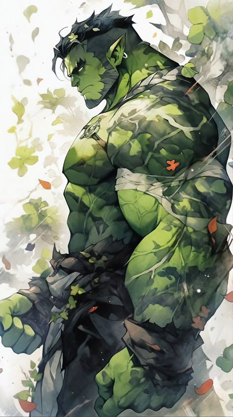 Hulk Art, Fantasy Heroes, Marvel Comics Wallpaper, Batman Comic Art, Have Inspiration, Marvel Comic Character, Fantasy Races, Dungeons And Dragons Homebrew, Anime Artwork Wallpaper