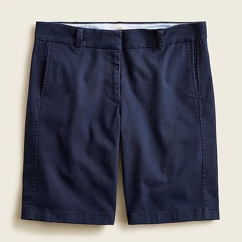 Women's 16 Shorts | J.Crew Chino Shorts Women, Green Chinos, Womens Chinos, Casual Chinos, Warm Weather Outfits, Cotton Chinos, J Crew Shorts, Stretch Chinos, Jcrew Women