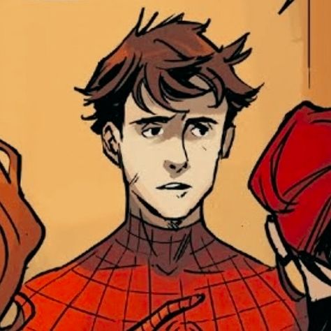 Peter Parker Pfp Comic, Peter Parker Comic Art, Spiderman Comic Pfp, Peter Parker Comic Icons, Spiderman Comic Icons, Peter Parker Drawing, Comic Peter Parker, Peter Parker Pfp, Peter Parker Comic