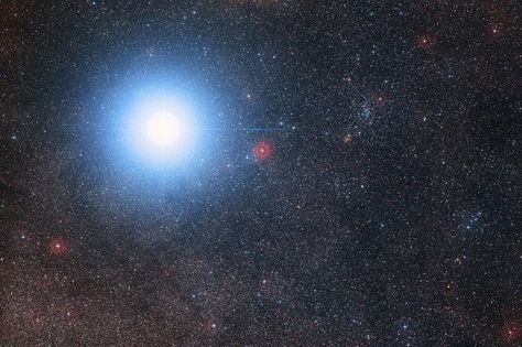 Proxima Centauri really does orbit its two bright neighbors --- hey’re a happy family after all. The three closest stars to the solar system all revolve around one another, astronomers say, resolving a century-long debate. The nearest of the three, Proxima Centauri, is a red dwarf 4.24 light years from us. It made a splash in August when astronomers reported that it hosts an Earth-mass planet where temperatures might be right for liquid water. Proxima Centauri, Super Earth, Largest Telescope, Astronomical Observatory, Planetary System, Planetary Science, Closer To The Sun, New Scientist, Star System