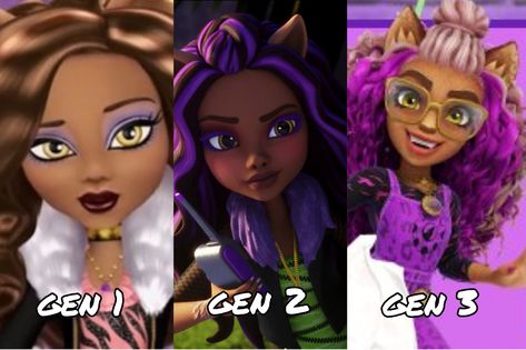 Monster High Instagram, Monster High Old Vs New, Monster High G1 Vs G3, Cartoon Live, 2010s Nostalgia, Arte Monster High, Monster High Pictures, Moster High, Animatronic Fnaf