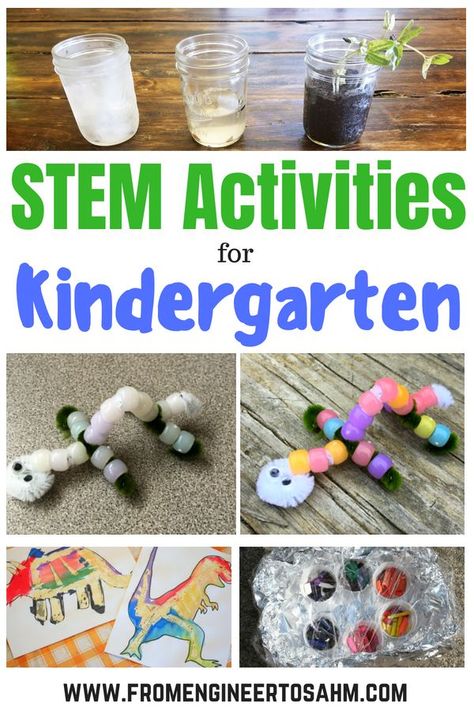 Get ready for the new school year with over 30 kindergarten STEM activities. Make this a summer to remember! Stem Activities For Kindergarten, Projects For Kindergarten, Activities For Kindergarteners, Spring Stem Activities, Math Stem Activities, Summer Stem Activities, Stem Activities Kindergarten, Stem Activities For Kids, Stem Activities Preschool