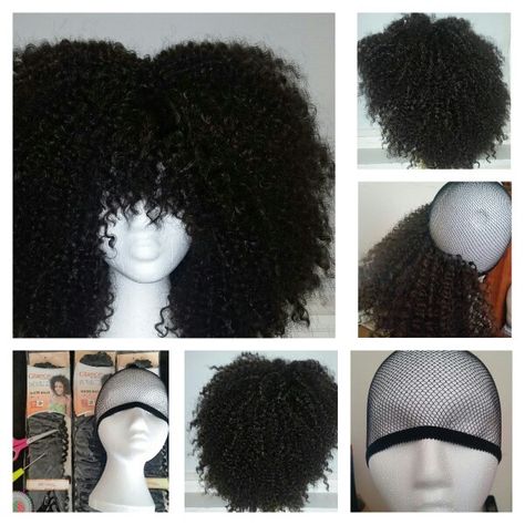 Hair Net Crochet Pattern, Brushed Yarn Wig, Ways To Wear Headband Wig, Afro Headband Wig, Wig Net Cap, Wig Bangs, Crochet Wig, Hair Net, Hair Updos