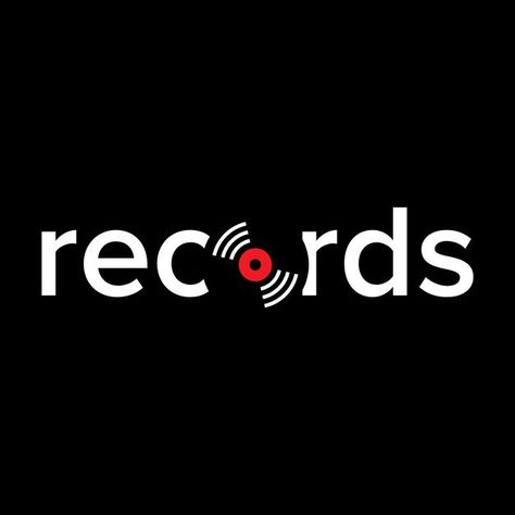 Record Logo Design, Music Label Logo, Record Logo, Del Records, Record Label Logo, Music Abstract, Record Company, Recorder Music, Music Logo