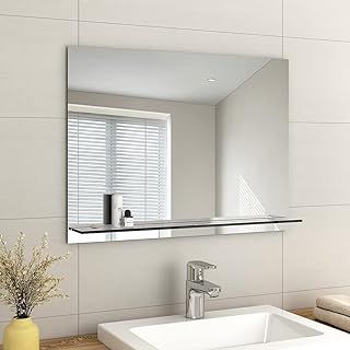 https://www.fineartmirrors.com EMKE Frameless Mirror with Shelf - Small Bathroom Wall Shaving Mirror with Storage, Rectangle Vanity Mirrors 80x60cm Options:2 sizes4.3 out of 5 stars 47 $69.86$69.86 Arched Mirrors, Frameless Mirrors, Mirror With Storage, Gold Mirrors, Table Mirrors, Led Mirrors, Shabby Chic Mirror, Shaving Mirror, Frameless Mirror