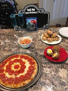 Brave Themed Dinner, Brave Themed Food, Brave Food, Brave Dinner And A Movie, Brave Movie Night, Brave Movie, Disney Themed Movie Night, Disney Movie Night Food, Movie Night For Kids