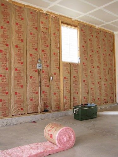 How to Finish a Garage: How we Insulated and Drywalled our New Garage Garage Floor Finishes, Garage Insulation, Garage Heater, Plan Garage, Garage To Living Space, Garage Floor Paint, Finished Garage, Converted Garage, Garage Renovation