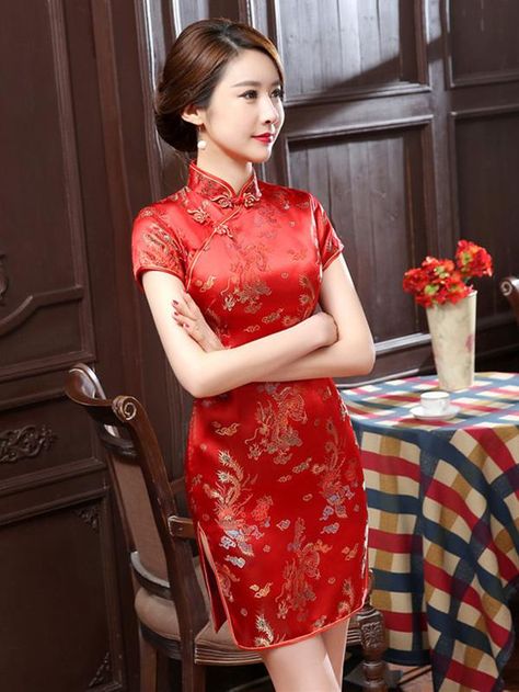 Modern qipao dress