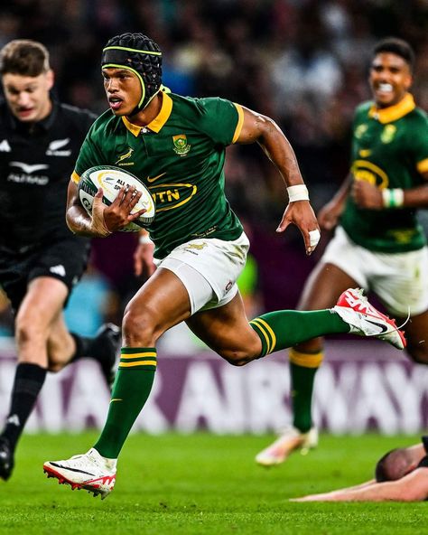 Kurt Lee Arendse, Springboks Rugby South Africa, Rugby Aesthetic, Rugby Images, Springboks Rugby, Springbok Rugby, Rugby Boys, Tiktok Ideas, Rugby Sport