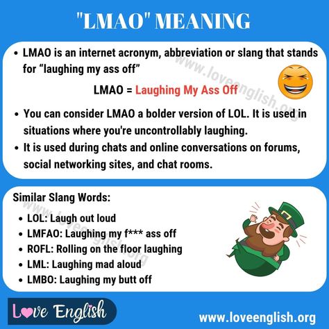 Lmao Meaning, Cartoon Pose, Sms Language, Slang Words, Text Conversations, English Language Teaching, Language Teaching, Social Networking Sites, Writing Words