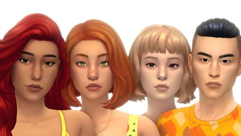 Sims 4 Skills, Tumblr Face, Sims 4 Cc Hair, Sims 4 Decades Challenge, Sims 4 Blog, Honey Skin, The Sims 4 Skin, Sims 4 Mm Cc, Sims 4 Body Mods