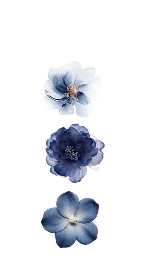 Blue Flower Wallpaper, Blue Bell Flowers, Wallpaper Iphone Summer, Navy Blue Flowers, Blue Wallpaper Iphone, Flower Icons, Navy Wallpaper, Iphone Wallpaper Photos, Phone Wallpaper Patterns