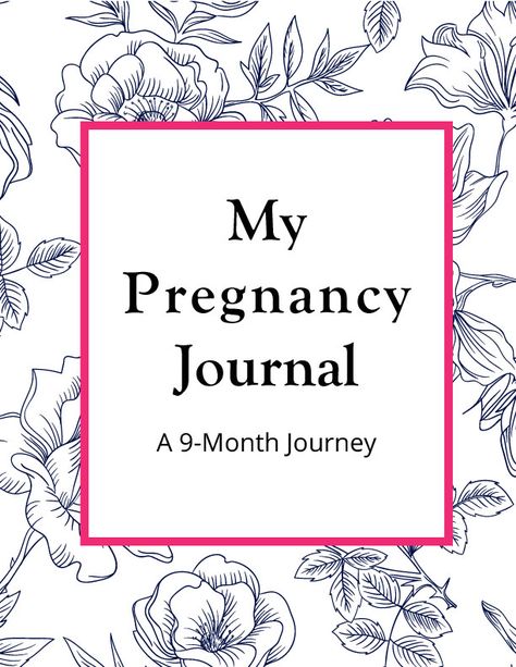 Pregnancy Diary Ideas, Pregnancy Journal Diy, Pregnancy Journal Ideas, Maternity Journal, Mother Daughter Journal, Pregnancy Journal Printable, Pregnancy Scrapbook, Pregnancy Calendar, Pregnancy Tracker