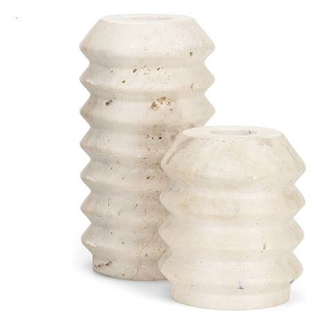 WORHE Candle Holders True Natural Travertine Stone 0.4" Thick, Set of 2 Premium Marble Candlestick Holder for Wedding Dinning Party, Candle Stand for 3/4 inch Thick Candles Color White beautiful home decor Stone Candle Holder, Earthy Decor, Star Candle Holder, Marble Candle Holder, Stone Candles, Marble Candle, Travertine Stone, Candle Party, Vanity Tray