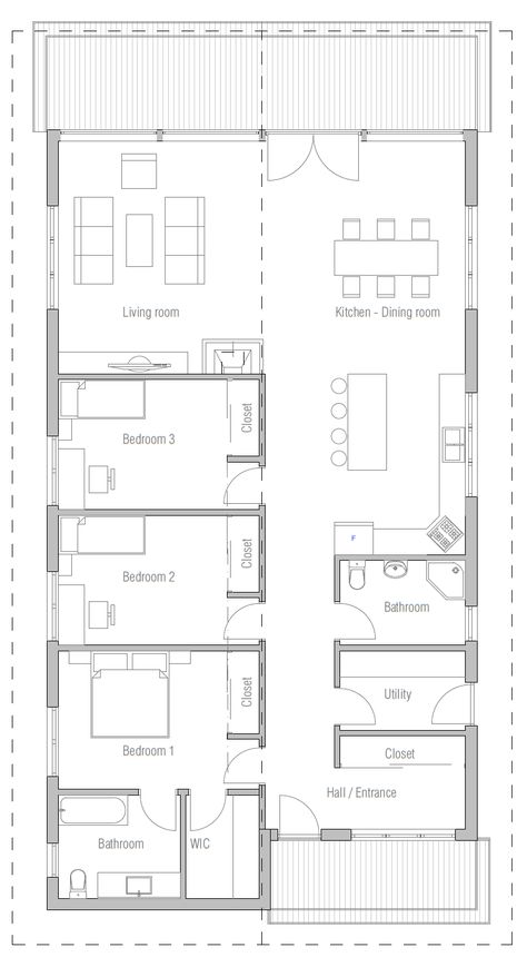 2020 House Plans, Narrow House Plans, Uk House, Affordable House Plans, Small House Floor Plans, Building Plans House, Plans House, Home Design Floor Plans, House Construction Plan