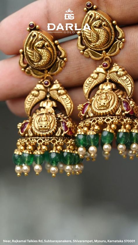 8grams Gold Earrings, Chandbalis Earrings Gold, Gold Jumkas, Gold Buttalu, Chandbalis Earrings, Jhumka Designs, Gold Earrings Indian, Antique Gold Earrings, Simple Gold Earrings