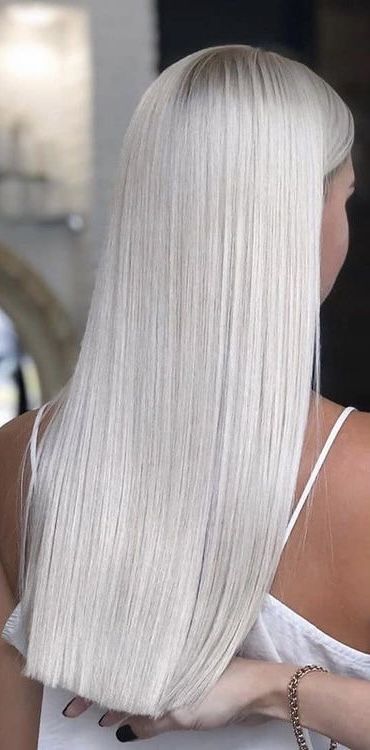 Ice Blonde Hair, Perfect Blonde Hair, Long White Hair, Icy Blonde Hair, White Hair Color, White Blonde Hair, Dyed Blonde Hair, Icy Blonde, Permanent Hair Dye