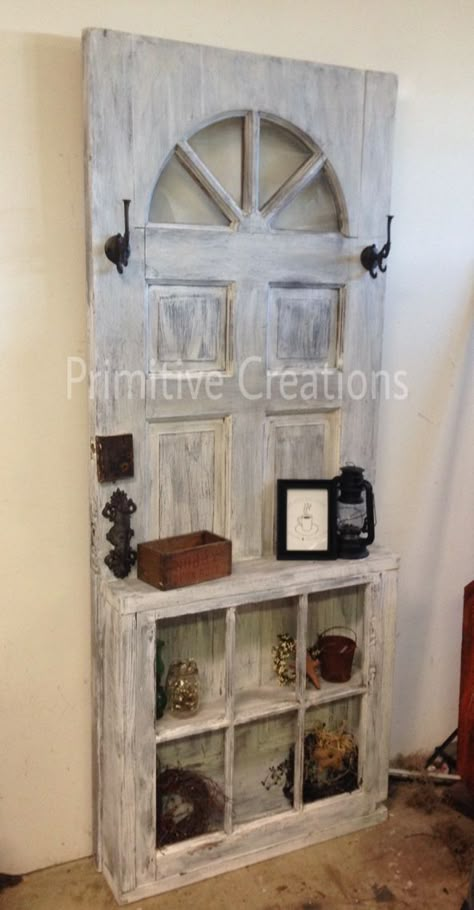 Old Door Decor, Old Door Projects, Doors Repurposed, Anna White Diy Plans Furniture, 2x4 Furniture, Anna White Diy Plans, Diy Furniture Renovation, 2x4 Furniture Plans, Old Door