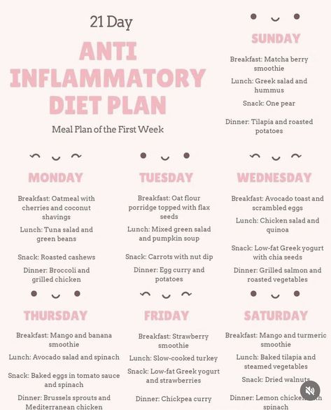 #dietplan #eating #food #health #recipes #easy #quick #meals Anti Inflammation Diet Meal Plan, Anti Immflamatory Recipes, Anti Inflammation Diet Recipes, Anti Inflammation Foods, Easy Quick Meals, Anti Inflammation Diet, Health Recipes Easy, Inflammation Diet Recipes, Inflammation Recipes