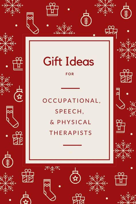 Have an Occupational, Physical, or Speech Therapist who's made a difference in your life? We've got a list of great handmade gift ideas!

#therapy #therapist #occupationaltherapy #physicaltherapy #speechtherapy #giftideas #giftsfortherapist Early Intervention Teacher Gifts, Therapist Thank You Gift Ideas, Physical Therapy Thank You Gifts, Christmas Gift For Speech Therapist, Thank You Physical Therapist, Physical Therapist Appreciation Gifts, Gift Ideas For Speech Therapist, Gift For Speech Therapist Thank You, Speech Therapist Gift Ideas Diy