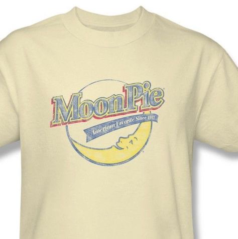 Music T Shirts, Moon Pie, Liv And Maddie, Retro Candy, Vintage Tee Shirts, Tee Ideas, Graphic Tees Vintage, T Shirts Design, Shirts Design