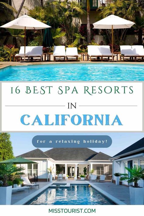 Looking for the best spa resorts in California? We've got a list of the top resorts, complete with all the information you need to make your decision. California Resorts, Terranea Resort, Spa Resorts, Spa Trip, Relaxing Holiday, Wellness Resort, Travel Bucket List Usa, Spa Retreat, Spa Resort