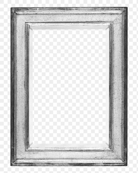 Silver Frame Png, Silver Picture Frame, Frame Png, Silver Picture Frames, Home Decor Vintage, Vintage Frame, Gray Design, Decor Vintage, Silver Frame