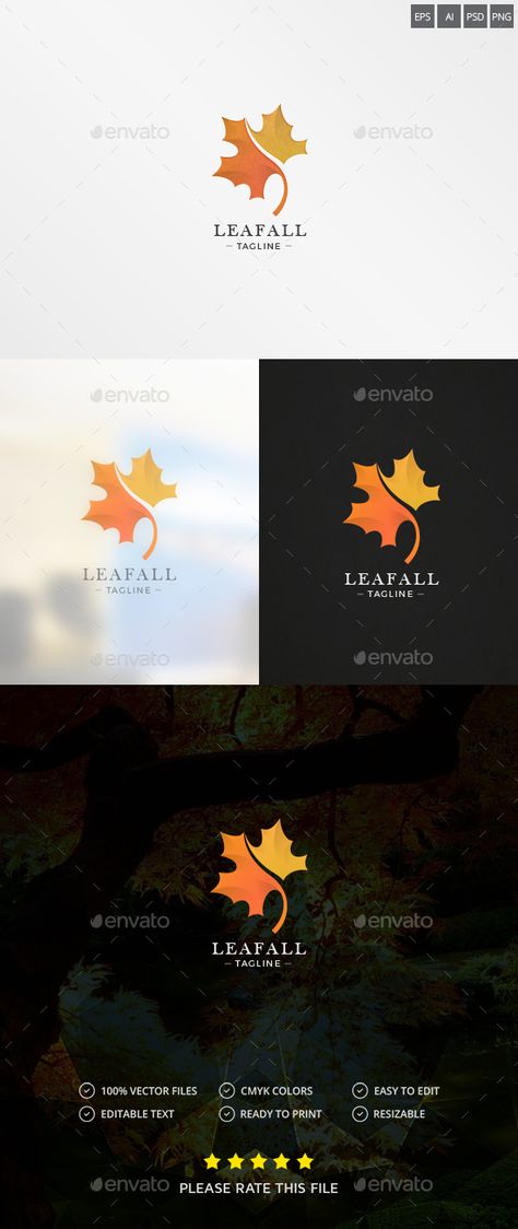 Maple Leaf Logo - Nature Logo Templates Maple Leaf Logo, Nature Logo Design, Sun Logo, 3 Logo, Farm Logo, Leaf Logo, Logo Creation, Natural Logo, Graphic Design Tips