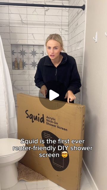 Squid on Instagram: "Let’s put this baby up 👏👏" Shower Lighting Ideas, Renters Diy, Camper Trailer Remodel, Shower Lighting, Diy House Renovations, Water Closet, Diy Shower, Trailer Remodel, Closet Makeover