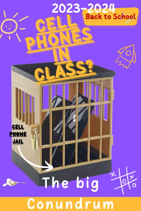 Should you allow students to use cell phones in class... Check out my blog on the subject https://whendoesshesleep.com/blogs/news/cell-phones-in-the-classroom-the-big-conundrum Phone Jail Classroom, Phone Prison, Cell Phone Jail, Phone Jail, Phone Lock Box, Classroom Family, Get Off Your Phone, Tech Education, Gold Mobile