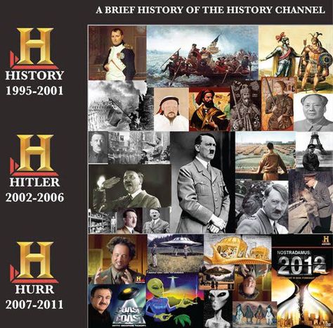 Oh History Channel... what happened to you? Aliens History, Funny Art History, History Major, History Nerd, History Timeline, Historical Quotes, History Humor, Geek Humor, History Channel