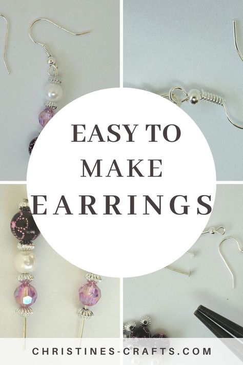 Easy Jewelry Making Ideas, 2022 Jewelry, Making Jewelry For Beginners, Jewelry Making Business, Beaded Earrings Diy, Easy Jewelry, Jewelry Making Earrings, Beaded Jewelry Tutorials, Handmade Jewelry Tutorials