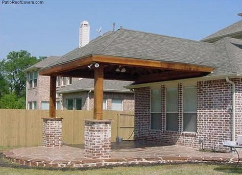 Recommendation for Patio Cover | TexAgs Patio Roof Covers, Patio Chico, Patio Addition, Covered Patio Design, Outdoor Covered Patio, Pergola Attached To House, House Yard, Apartment Patio, House Deck