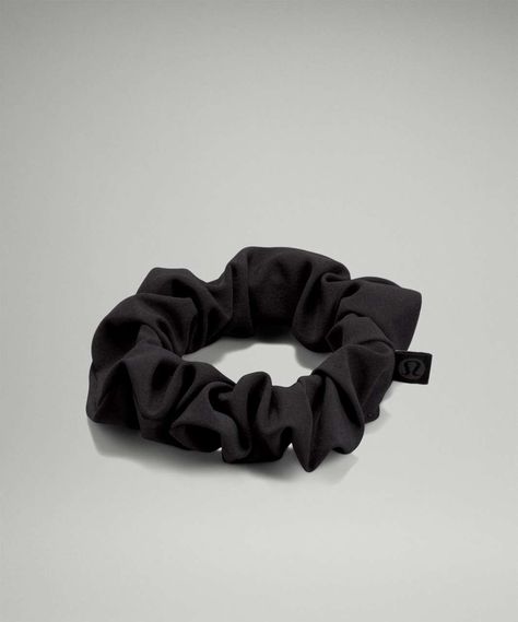 Release Date: 2/2022. Original Price: $8. Color: Black. Keep your hair out of your face and your head in the game with this lightweight scrunchie.Recycled Polyester100% of the polyester in this product (excluding trims) is recycled.FeaturesDesigned for: Run Lululemon Scrunchie, Inappropriate Clothing, Universal Studios Outfit, Clothing Studio, Lululemon Headbands, Gym Aesthetic, Women's Hair, Hair Stuff, Scrunchie Hairstyles