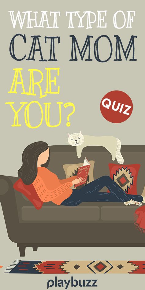 We love our kitties! There are 4 types of cat moms out there, which one are you? *** #PlaybuzzQuiz #CatQuiz Personality Quiz Cute Cats Animal Quiz Playbuzz Which Cat Are You, Which Animal Are You, Mom Quiz, Fun Personality Quizzes, Animal Quiz, Senior Pranks, Playbuzz Quiz, Famous Moms, Cat Personalities