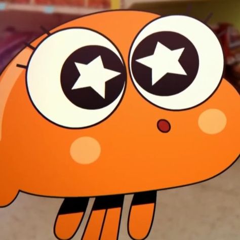 Cartoon Character, Orange, Stars