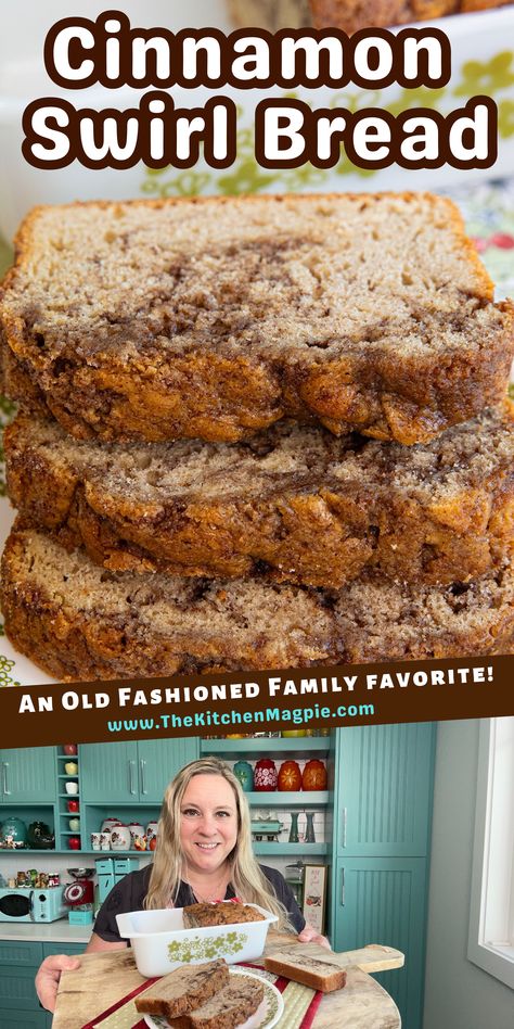 Cinnamon Swirl Bread Cinnamon Breads, Cinnamon Strudel Bread, Apple Swirl Bread, Cinnamon Streusel Bread, Cinnamon Swirl Quick Bread, Cinnamon Swirl Scones, Breakfast Bread Ideas, Cinnamon Swirl Bread Recipe, Cinnamon Swirl Banana Bread