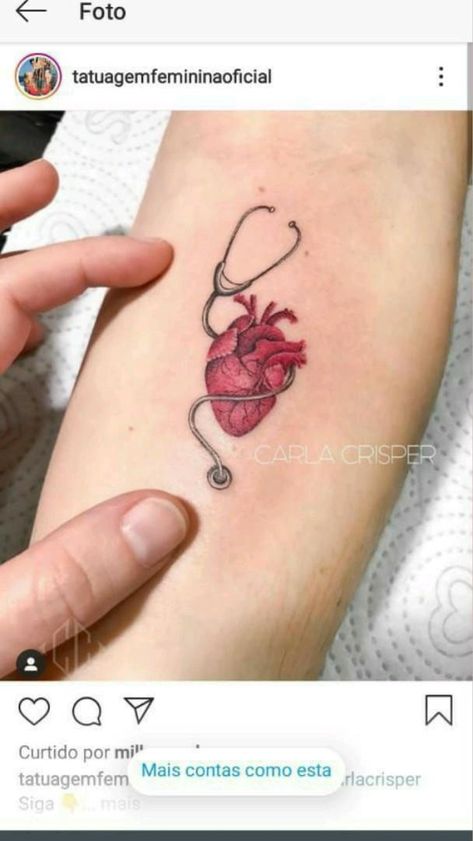 Small Words Tattoo, Doctor Tattoo, Nurse Tattoo, Medical Tattoo, Framed Tattoo, Tatoo Inspiration, Lavender Tattoo, Shiva Tattoo Design, Stylist Tattoos