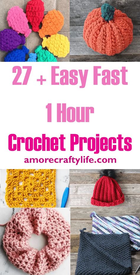 Varigated Crochet Patterns Free, Quick Crochet Projects Free Pattern, 1 Hour Crochet Projects, Crochet Projects To Sell, Katt Grejer, Chunky Yarn Crochet, Easy Beginner Crochet Patterns, Crochet Project Free, Crochet Washcloth Pattern