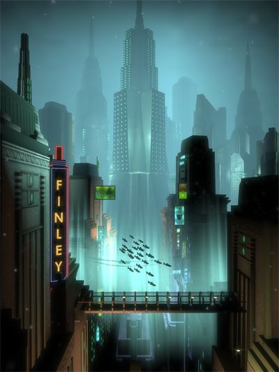 Rapture // Screenshot by digitalfrontiers on Tumblr #BioShock #Rapture | Bioshock rapture, Bioshock, Futuristic city Rapture Bioshock, Bioshock Tattoo, Bioshock Artwork, Bioshock Rapture, Art Deco City, Bioshock Game, Dark Deco, Bioshock Art, Bioshock Series