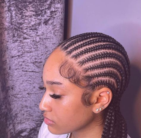 All Back Cornrows, Small Feed In Braids, Bridal Hair Pieces Boho, Small Cornrows, Feed In Braids, Braided Hairstyles For Black Women Cornrows, Feed In Braids Hairstyles, Bridal Hair Headpiece, Long Box Braids