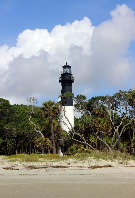 Hunting Island lighthouse Hunting Island Lighthouse, Edisto Beach Sc, Edisto Beach, Tattoo Reference, Coastal Artwork, Silent Night, Lighthouse, Lamp Post, Hunting