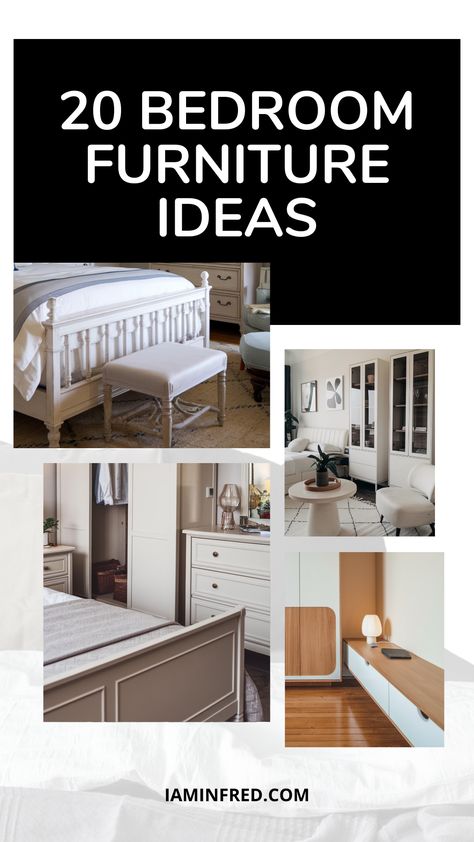 Transform your space with these stunning bedroom furniture ideas. From modern minimalist designs to cozy wooden touches, find inspiration for every style. 

#bedroomfurniture #interiordecor #bedroomdesign Bedroom Storage Solutions, Storage Solutions Bedroom, Luxury Bedroom Furniture, Bedroom Furniture Ideas, Cozy Bedroom Ideas, Rustic Bedroom Decor, Bedroom Layout, Minimalist Bedroom Design, Creative Bedroom