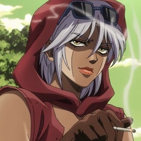 Mariah || Jojo Jojo Part 2, Jojo Bizarro, Jojo's Bizarre Adventure Characters, Stand User, Jojo Icons, Stardust Crusaders, I'm A Loser, Adventurous Women, Jojo Parts